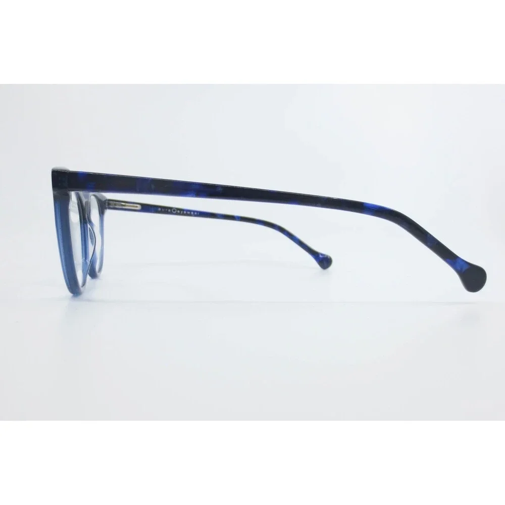 Aura Eyewear Lucille Blue Tortoise Cat Eye Eyeglass Frames 50-18-145 40668